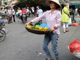 Worker at the main market - Hanoi, Vietnam