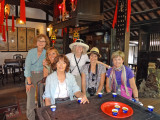 A tea party for our group in the Tan Ky House called the Ancient House by our guide and other locals - Hoi An,Vietnam