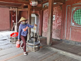 A woman near the Japanese Bridge - Old Town, Hoi An, Vietnam