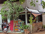 Our first look at a Cambodian village - near the Customs Office - Cambodian/Vietnamese border