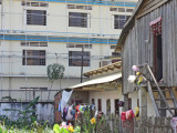 The relatively poor neighborhood where some of our sponsored young ladies live while they attend college - Phnom Penh, Cambodia