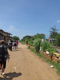 While walking on the road toward the room of some of our other sponsored college young ladies - Phnom Penh, Cambodia