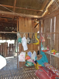 The closet area inside the house of one of our sponsored young ladies (high school student)