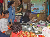 Food for sale (restaurant style) at the Old Market in Siem Reap, Cambodia