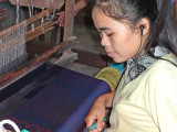 A working silk farm in the rural district of Puok - about a 20-minute drive from the center of Siem Reap, Cambodia