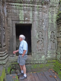 Stan at the Ta Prohm Temple in Angkor, Siem Reap Province, Cambodia