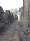 Walkway in the Bayon Temple in Angkor Thom, Siem Reap Province, Cambodia
