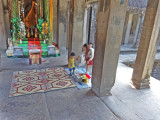 A religious shrine inside Anger Wat - Siem Reap Province, Cambodia