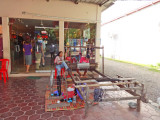 An unscheduled shopping stop - for jewelry and silks - Siem Reap Province, Cambodia