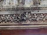 Bas-relief of apsaras (female spirits of the clouds and waters) at Preah Khan - Angkor, Siem Reap Province, Cambodia