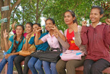 Some of our lovely, sponsored young ladies (college students) - Phnom Penh, Cambodia 