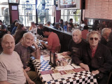 Ken, Elliott, Jerry and Richard - lunch at the Acme Oyster House in the French Quarter of New Orleans