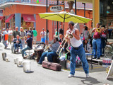A street band in the French Quarter of New Orleans