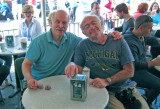 Ken and Elliott at Cafe Du Monde in the French Quarter of New Orleans