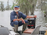 Norbert - our private guide on Lake Martin in southwestern Louisiana. He has been hunting alligators for decades. 