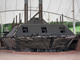  Remains of the Unions U.S.S. Cairo gunship in the U.S.S. Cairo Museum in the Vicksburg National Military Park, Mississippi