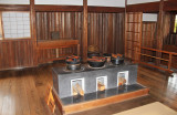  Daidokoro (kitchen) with its cooking area at the Takayama Jinya in Old Town, Takayama