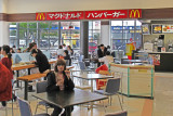 Judy at a lunch stop while traveling from the Kutani Pottery Village to the Sea of Japan