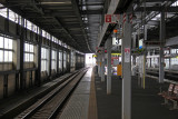 Main train station in Komatsu. We took a train from this station to Kyoto
