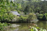 The Bentenjima Islet in the Kyoyochi Pond at the Ryoanji Temple in Kyoto