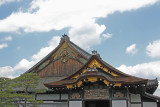 Elegant structures emphasizing prestige and authority - over the entrance to Ninomaru Palace - in Nijo Castle in Kyoto
