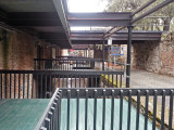 Rear entrances for the upper floors of the buildings on River Street - Savannah