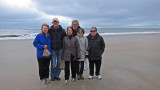 Left to right: Nancy, David, Judy, Richard, Sharon and John - beach on the East Coast of Tybee Island