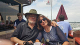 Judy and Richard at Put-in-Bay Village on South Bass Island - Lake Erie