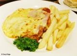 DSC00050b- Chicken parma and chips