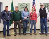 Cathy also recognized Tony Karniss and Bernie Stratton for their assistance on the Haney Meadow road construction