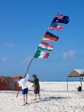 Raising the country flags (3/28/2014)