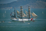 USCG Barque Eagle under full sail