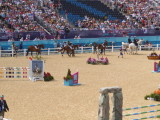 Horses which were drawn by lot are paraded at start