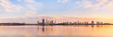 Perth and the Swan River at Sunrise, 11th August 2011