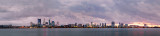 Perth and the Swan River at Sunrise, 30th August 2011