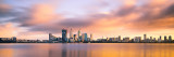 Perth and the Swan River at Sunrise, 13th September 2011