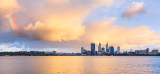 Perth and the Swan River at Sunrise, 19th September 2011