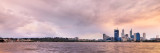 Perth and the Swan River at Sunrise, 26th September 2011