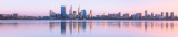 Perth and the Swan River at Sunrise, 7th September 2011