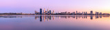Perth and the Swan River at Sunrise, 11th October 2011