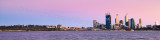 Perth and the Swan River at Sunrise, 13th October 2011
