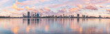 Perth and the Swan River at Sunrise, 6th November 2011