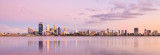 Perth and the Swan River at Sunrise, 18th December 2011