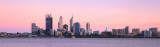 Perth and the Swan River at Sunrise, 17th January 2012