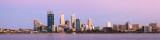 Perth and the Swan River at Sunrise, 26th January 2012