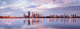 Perth and the Swan River at Sunrise, 27th January 2012