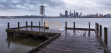 Perth and the Swan River at Sunrise, 3rd February 2012