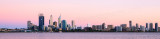 Perth and the Swan River at Sunrise, 6th February 2012