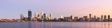 Perth and the Swan River at Sunrise, 17th March 2012