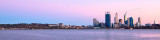 Perth and the Swan River at Sunrise, 28th March 2012